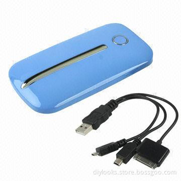 4,000mAh Mouse Style Portable Power Bank for Mobile Phones, OEM Orders Welcomed